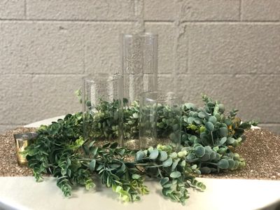 Glass Cylinder Vase Rental - 7.5", 9", &amp; 10.5"