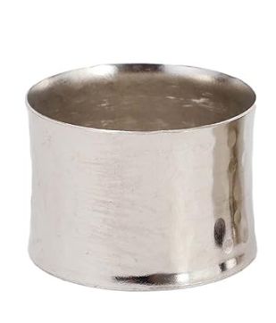 Silver Hammered Napkin Ring Rental