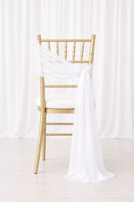 White Chair Swag Rentals
