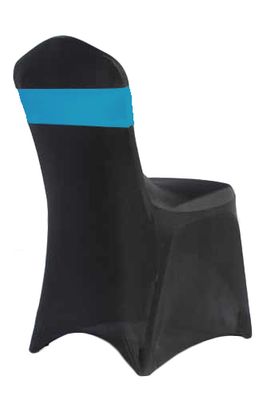 Aqua Spandex Chair Band Rentals