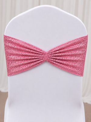 Pink Taffeta Glitz Chair Band Rental