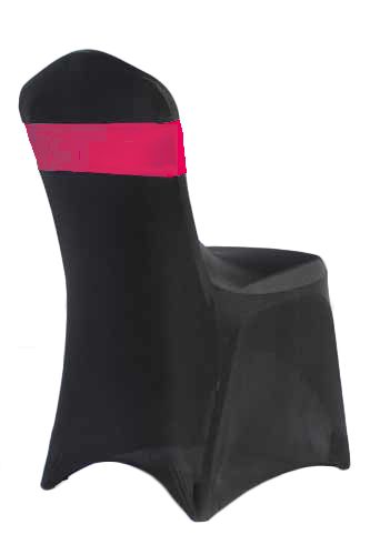 Fucshia Spandex Chair Band Rentals