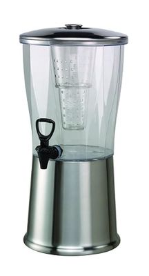 Beverage Dispenser with Infuser, 3 Gallon, Stainless Steel
