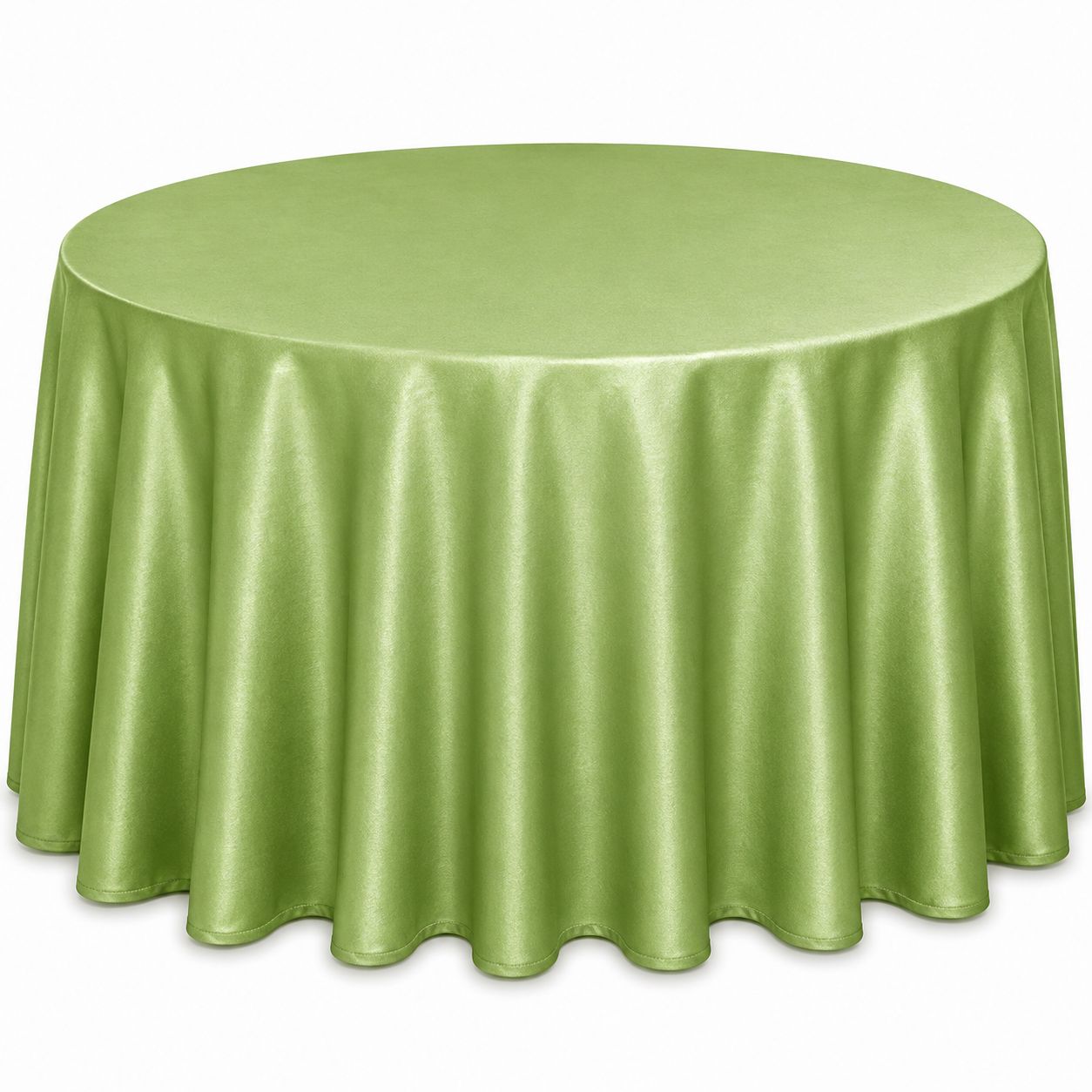 Apple Lamour Matte Satin Tablecloth Rentals