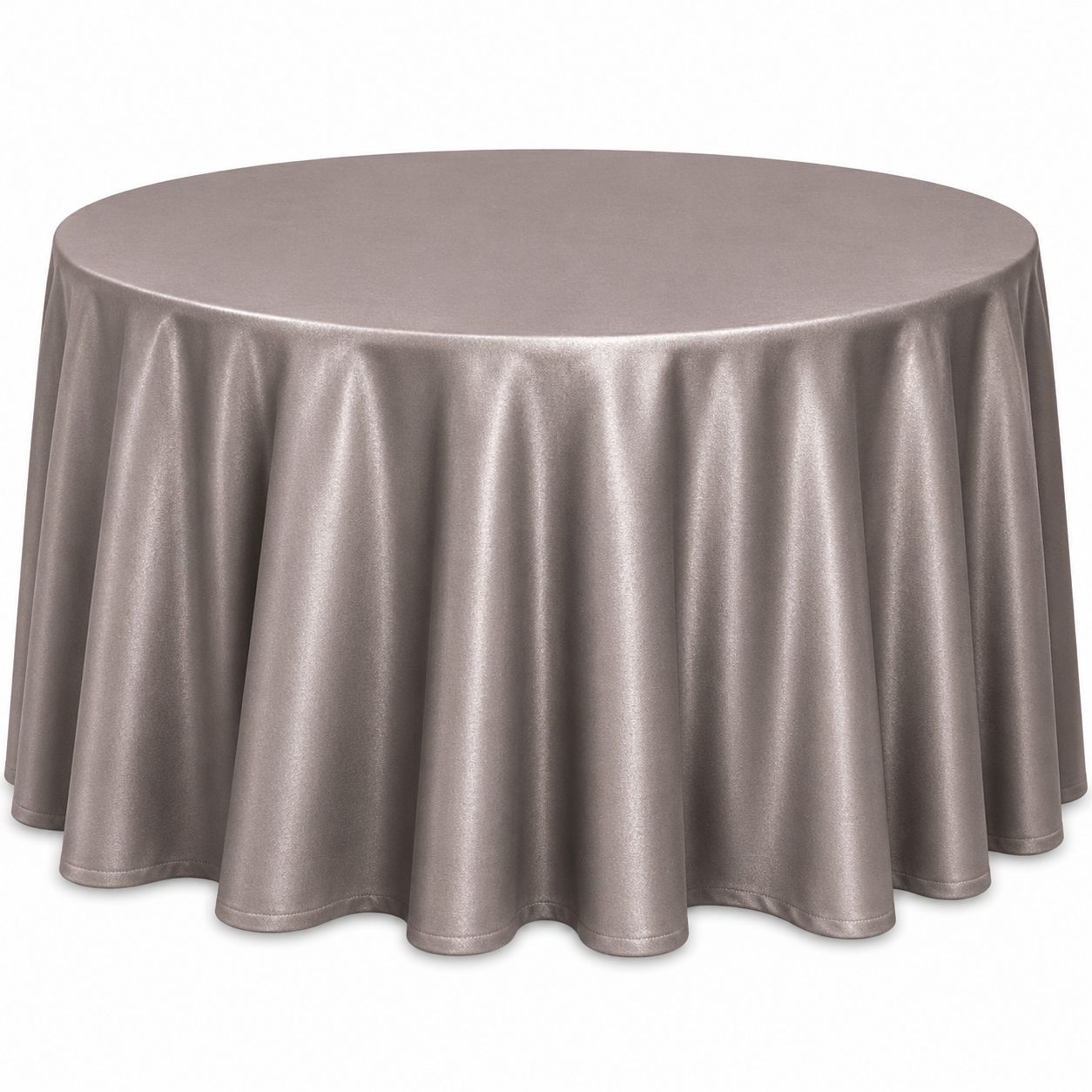 Stone Lamour Matte Satin Tablecloth Rentals