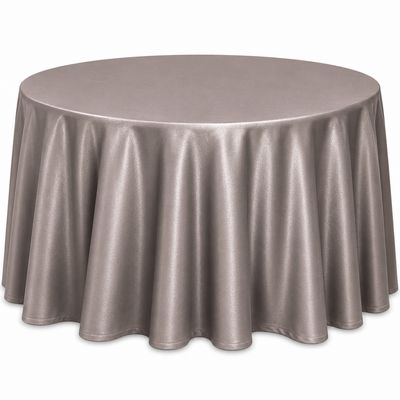 Stone Lamour Matte Satin Tablecloth Rentals