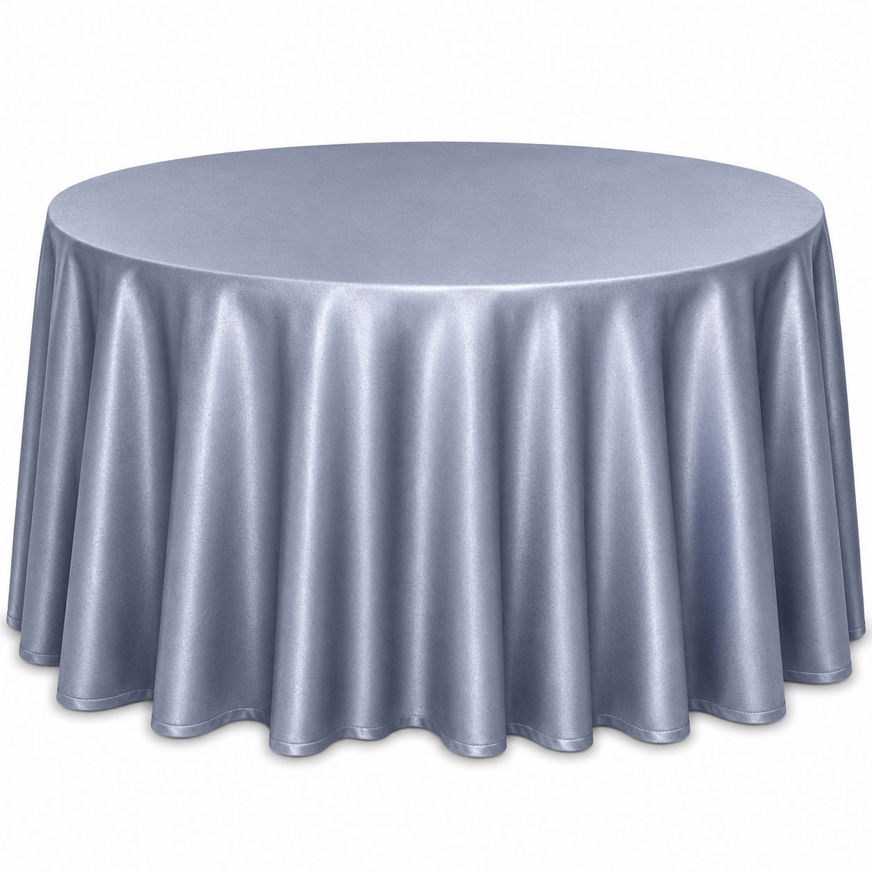 Storm Lamour Matte Satin Tablecloth Rentals