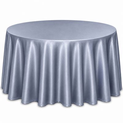 Storm Lamour Matte Satin Tablecloth Rentals