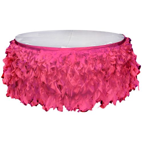 Hot Pink Tutu Table Skirt