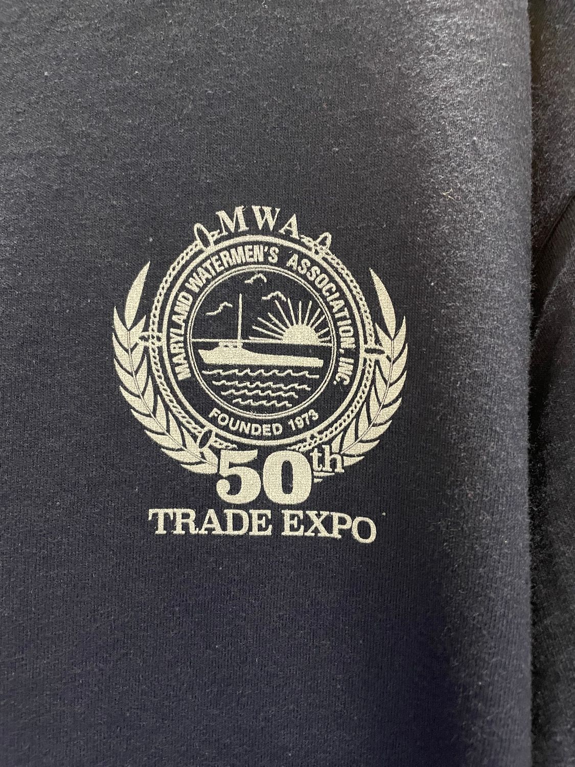 50th Annual Zipper Sweatshirt Navy Blue