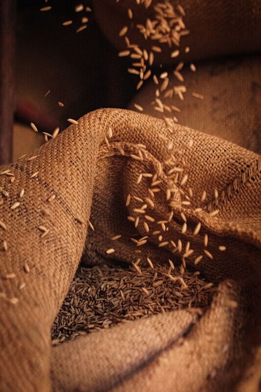Sack of rice