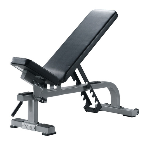 York Flat-to-incline Bench (Silver)