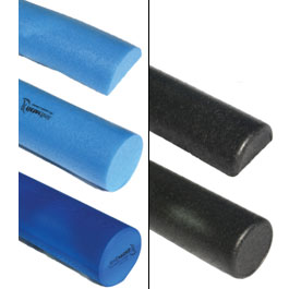 Max Foam Roller Firm Black  6&quot;x36&quot; Round
