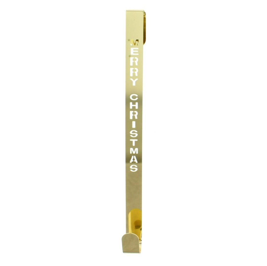 Gold Merry Christmas Wreath Hanger