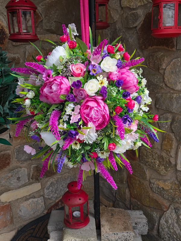 Peacock Flower Globe