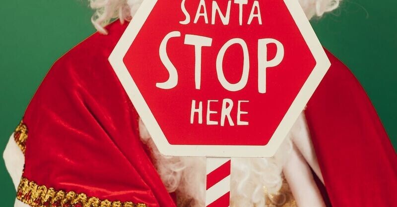 Santa Storage Bin Deposit