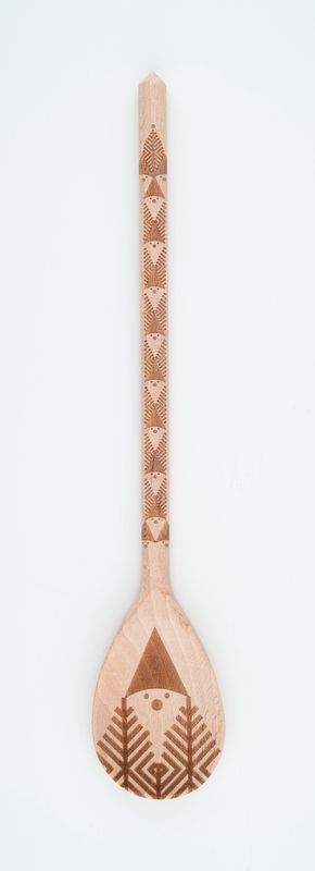 Engraved Wooden Spoon