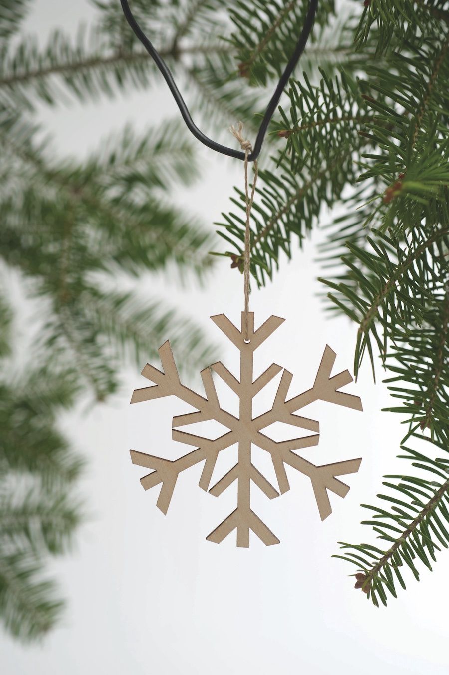 Wooden Laser Cut Orn, Design: Frost