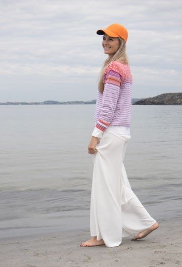 Rebel Pullover, Color: Wht/Org, Size: Small