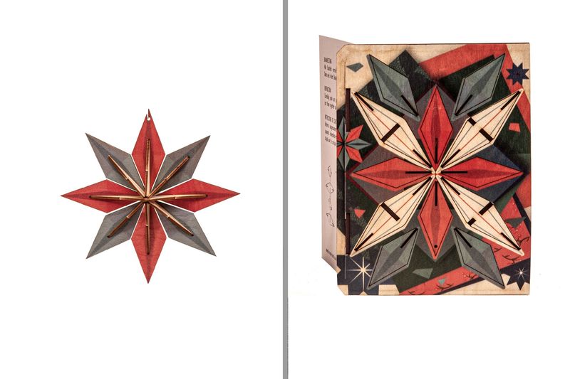 Laser Cut Wood Cards