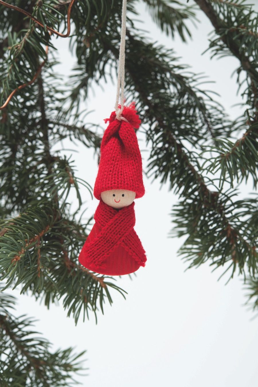 Boy Scarf Tomte Orn