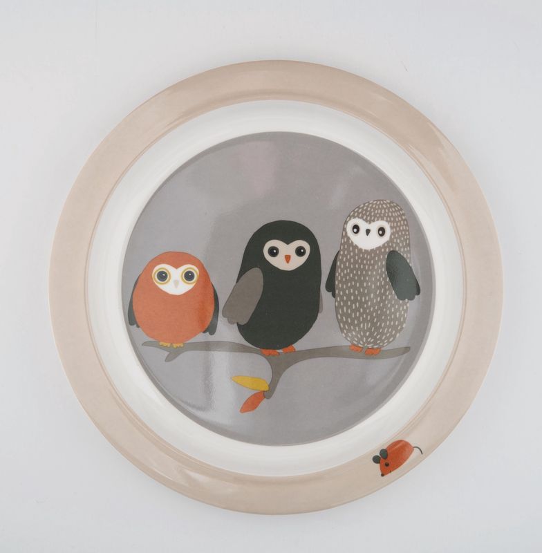 Owls Collection Plate