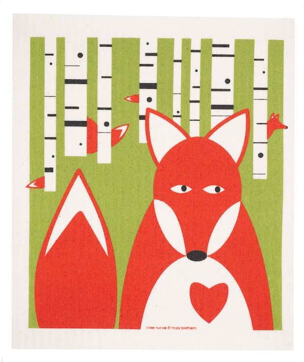 Swedish Dishcloth, Fox