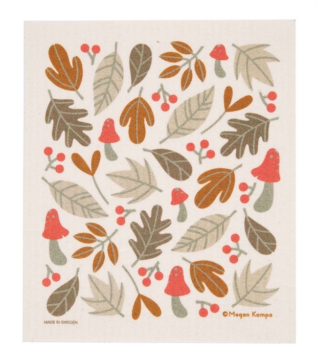 Swedish Dishcloth, MK Fall Leaves