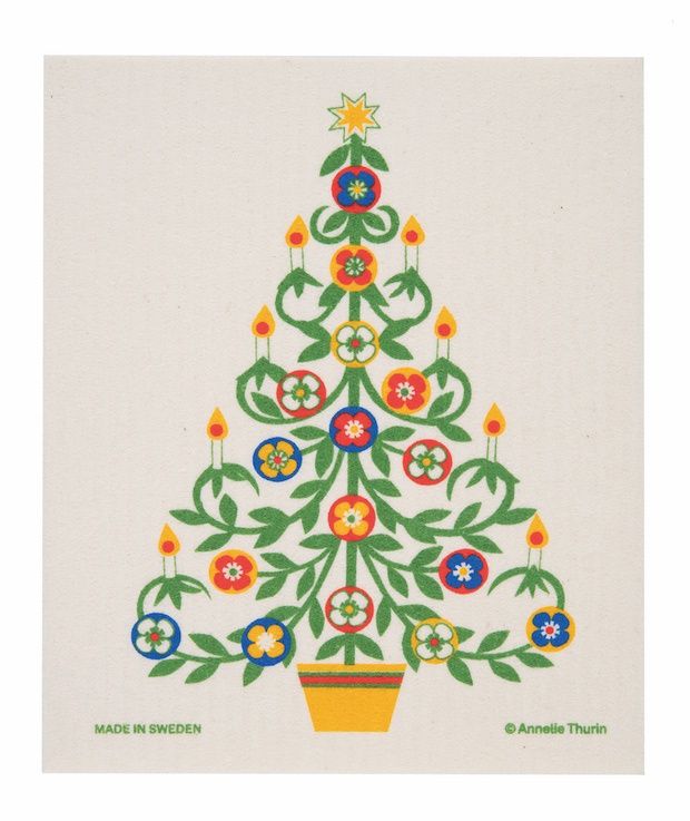 Candle Tree Dishcloth