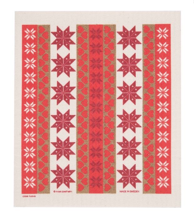 Holiday Border Dishcloth