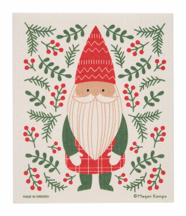 Christmas Gnome Dishcloth