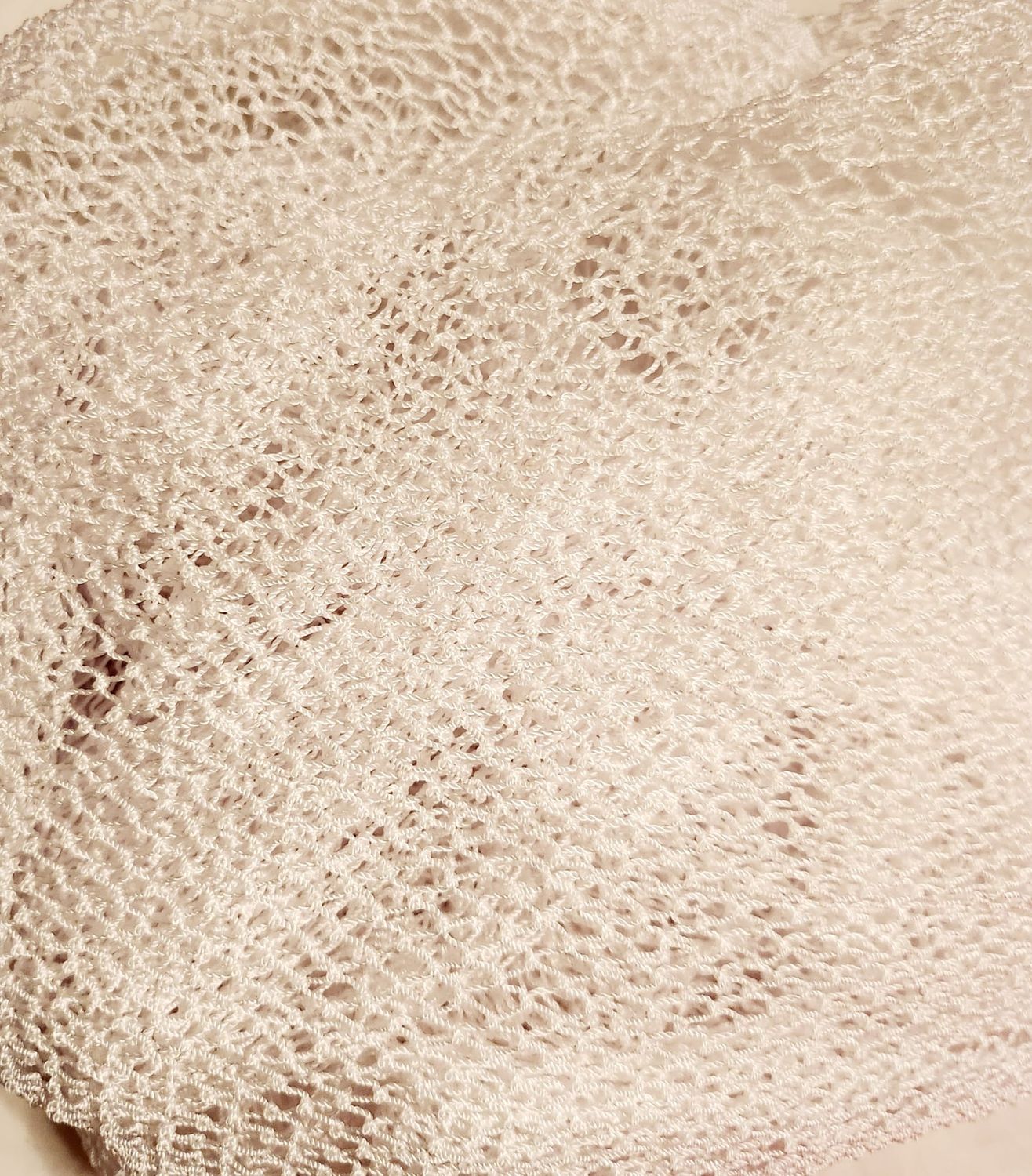 African Bath Net Sponge  WHITE
