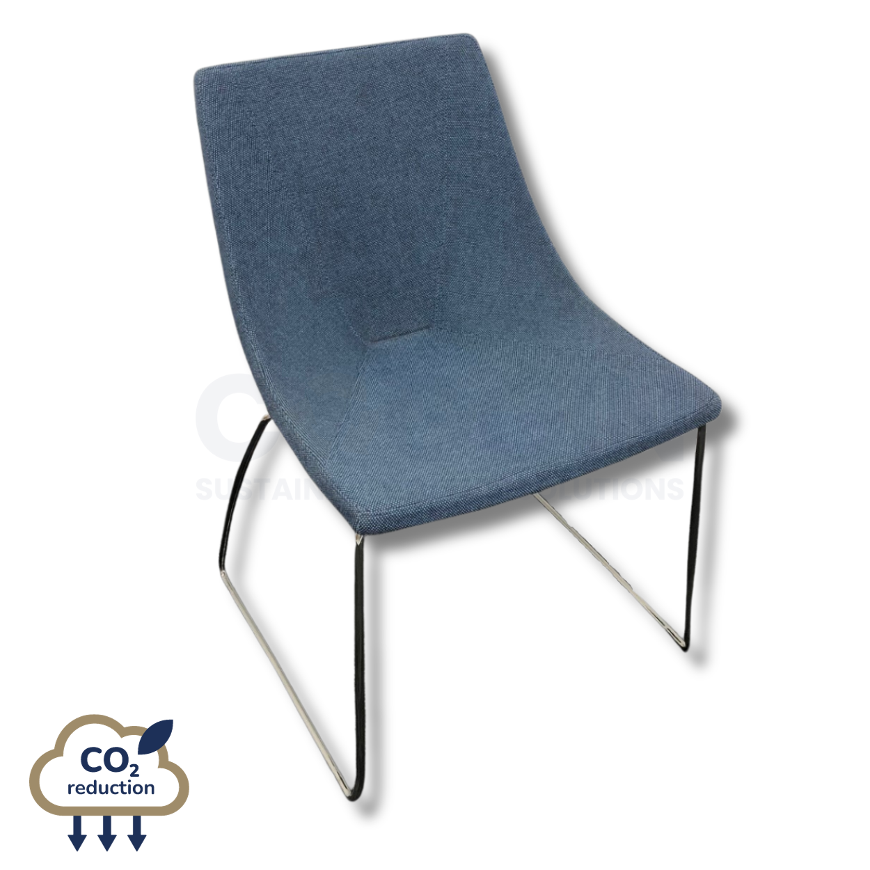 Gresham - Adore Lounge Chair - Dark Blue