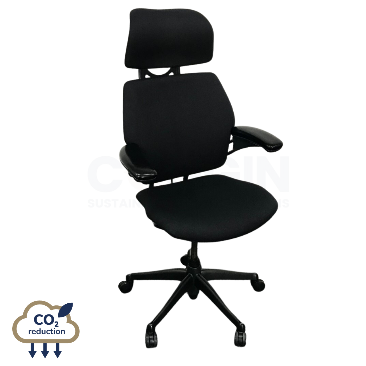 Humanscale - Freedom Chair with Headrest - Black