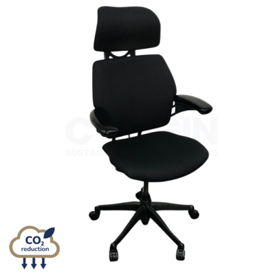 Humanscale - Freedom Chair with Headrest - Black Humanscale - Freedom Chair with Headrest - Black