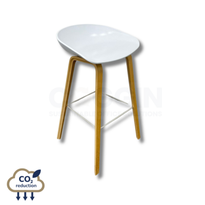 Hay - About A Stool - White/Oak Hay - About A Stool - White/Oak