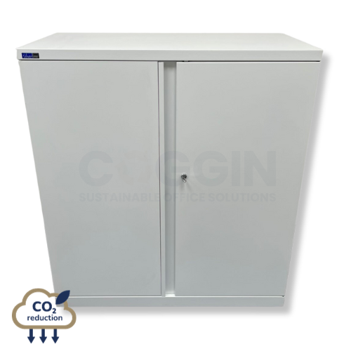 Metal Cupboard - 1100mm - White