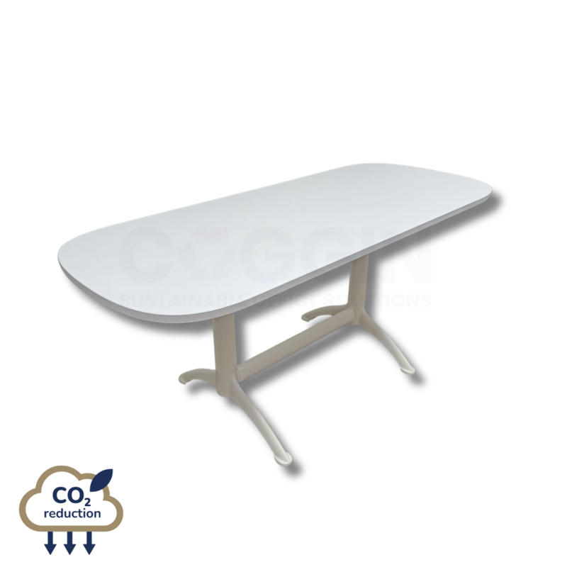 Rectangular Meeting Table - 1830mm - White Rectangular Meeting Table - 1830mm - White