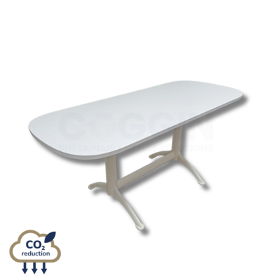 Rectangular Meeting Table - 1830mm - White Rectangular Meeting Table - 1830mm - White