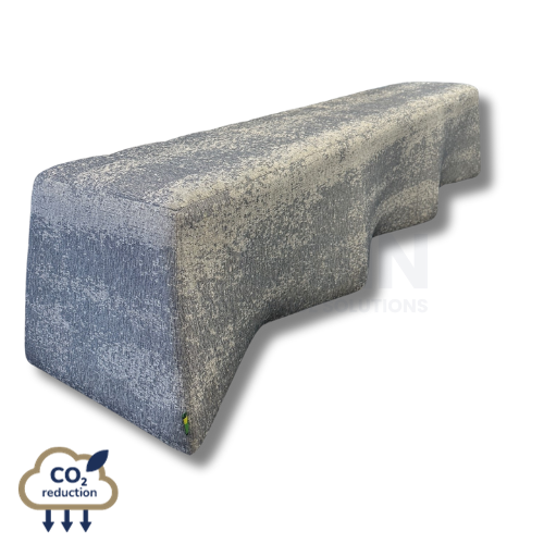 Naughtone- Bench Seat - Grey