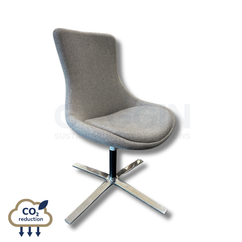 Orangebox - Bloom Meeting Chair - Grey/Chrome