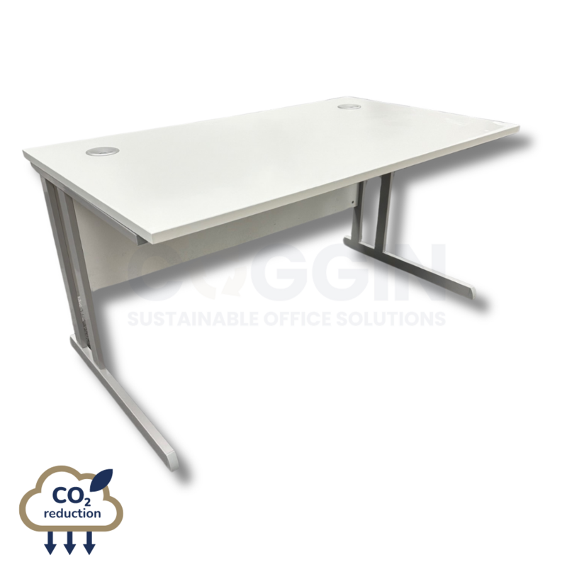 Rectangular Desk - 1400mm - Light Grey Rectangular Desk - 1400mm - Light Grey