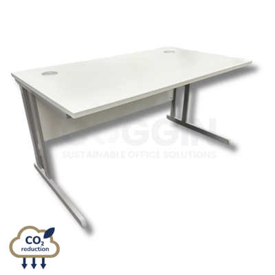 Rectangular Desk - 1400mm - Light Grey Rectangular Desk - 1400mm - Light Grey