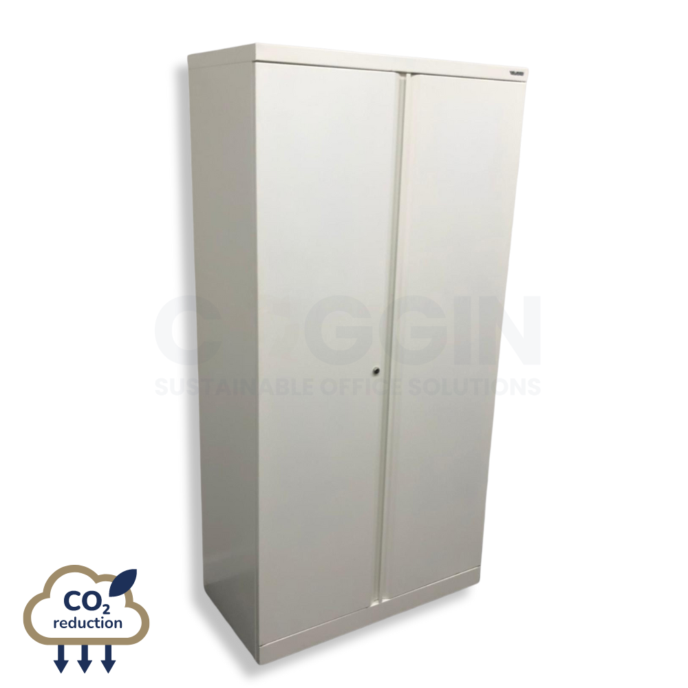 Metal Cupboard - 1800mm - White