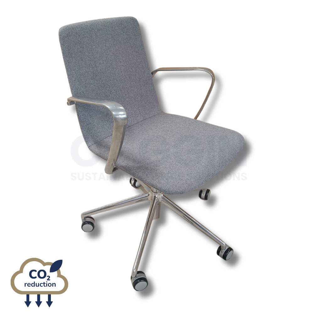 Gresham - Kast Chair - Grey/Chrome