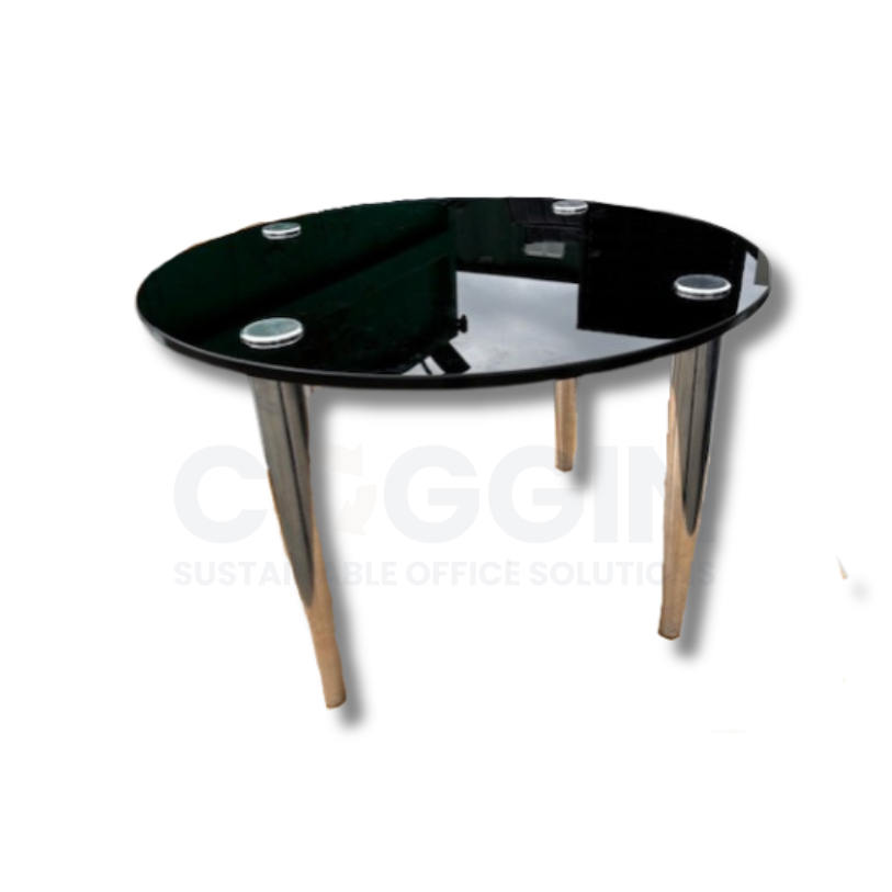 Glass Coffee Table - Black