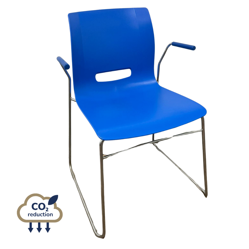 Allermuir - Stackable Chair - Blue