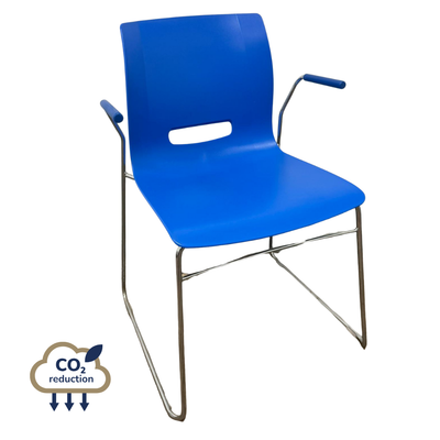 Allermuir - Stackable Chair - Blue Allermuir - Stackable Chair - Blue