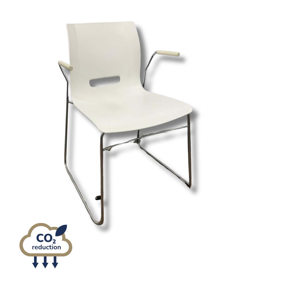 Allermuir - Stackable Chair - White