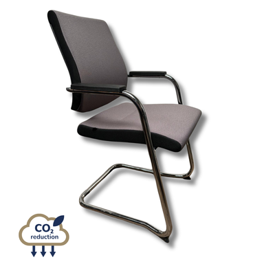 Sedus - Stackable Cantilever Meeting Chair- Grey Sedus - Stackable Cantilever Meeting Chair- Grey